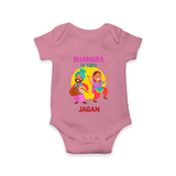 Lohri Celebrations - Traditional Customized Romper for Babies with Name - ONION - 0 - 3 Months Old (Chest 16")