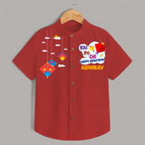 Kai Po Che - Happy Sankranti - Adorable Customised Shirt For Kids - RED - 0 - 6 Months Old (Chest 23")