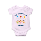 Little Uttarayan Flyer - Customised Onesie - LILAC - 0 - 3 Months Old (Chest 16")