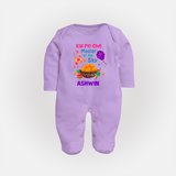 Kai Po Che - Master Of The Sky - Cute Customised Full Body Suit - LILAC - New Born (Chest 7.5")