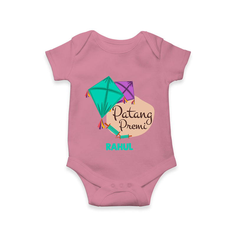 Patang Premi - Cute Customised Onesie  - ONION - 0 - 3 Months Old (Chest 16")