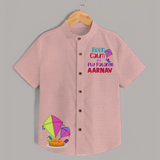 Keep calm and fly patanas | Customized Shirt with Name - PEACH - 0 - 6 Months Old (Chest 23")