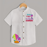 Keep calm and fly patanas | Customized Shirt with Name - WHITE - 0 - 6 Months Old (Chest 23")