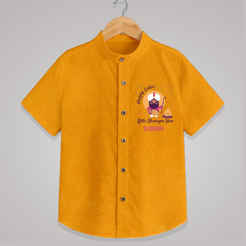 Tiny Celebrations - Lohri Themed Customized Shirt for Kids with Name