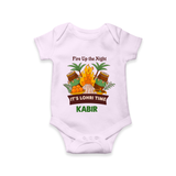 Fire up the night| Personalised Romper  with Name - LILAC - New Born (Chest 14")