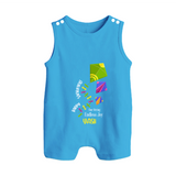 Happy Sankranti - One String Endless Joy Romper Suit for kids with Name - ROYAL BLUE - 0 - 5 Months Old (Chest 18")