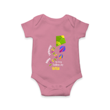 Happy Sankranti - One String Endless Joy Romper for Babies with Name - ONION - 0 - 3 Months Old (Chest 16")