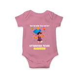 Ride The Wind, Rule The Sky, Uttarayan Fever - Adorable Customised Onesie For Kids  - ONION - 0 - 3 Months Old (Chest 16")