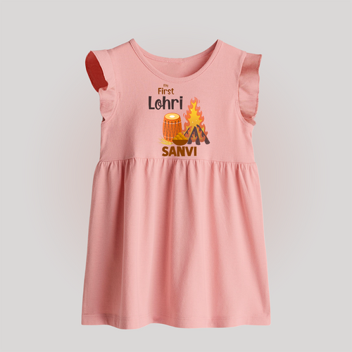 My First Lohri | Baby Frock with Name