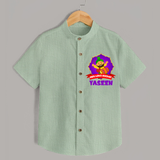 Mini Lohri Rocker | Personalised Shirt with Name - MINT GREEN - 0 - 6 Months Old (Chest 23")