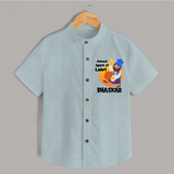 Cutest spark Lohri | Personalised Shirt  with Name - ARCTIC BLUE - 0 - 6 Months Old (Chest 23")