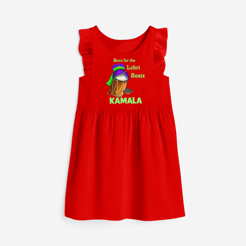 Born for the Lohri Beats | Personalised Frock  with Name