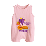 Kai Po Che Cutie | Customized Romper suit with Name - BABY PINK - 0 - 5 Months Old (Chest 18")