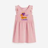 Kai Po Che Cutie | Customized Frock with Name - BABY PINK - 1 - 2 Years Old (Chest 22" , Full Length 22")