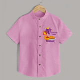 Kai Po Che Cutie | Customized Shirt with Name - BABY PINK - 0 - 6 Months Old (Chest 23")