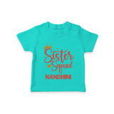 Sister Squad T-Shirt | Personalized T-Shirt for the Sister Squad - TEAL - 0-5 Months Old (Chest 17")