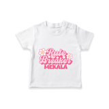 Rule Breaker T-shirt | Personalized T-shirt for the Little Rebel - WHITE - 0-5 Months Old (Chest 17")