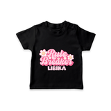 Rule Breaker T-shirt | Personalized T-shirt for the Little Rebel - BLACK - 0-5 Months Old (Chest 17")