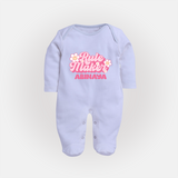 Rule Maker Sleep suit | Custom Sleep suit for the Bold and Brave - BABY BLUE - New Born (Chest 7.5")