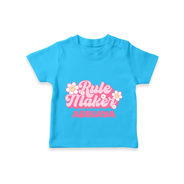 Rule Maker T-shirt | Custom T-shirt for the Bold and Brave - SKY BLUE - 0-5 Months Old (Chest 17")