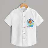 Celebrate The Super Kids Theme With "Aqua Boy" Personalized Kids Shirts - WHITE - 0 - 6 Months Old (Chest 21")