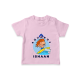 Celebrate The Super Kids Theme With "Aqua Boy" Personalized Kids T-shirt - PINK - 0 - 5 Months Old (Chest 17")