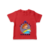 Celebrate The Super Kids Theme With "Aqua Boy" Personalized Kids T-shirt - RED - 0 - 5 Months Old (Chest 17")