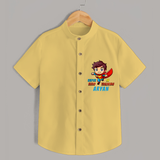 Celebrate The Super Kids Theme With "Super Hero In Training" Personalized Kids Shirts - YELLOW - 0 - 6 Months Old (Chest 21")