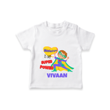 Celebrate The Super Kids Theme With "Empathy is my Super Power" Personalized Kids T-shirt - WHITE - 0 - 5 Months Old (Chest 17")