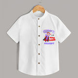 Celebrate The Super Kids Theme With "Intelligence is my Super Power" Personalized Kids Shirts - WHITE - 0 - 6 Months Old (Chest 21")