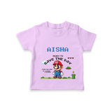 Celebrate The Super Kids Theme With "Ready to Save the Day" Personalized Kids T-shirt - LILAC - 0 - 5 Months Old (Chest 17")