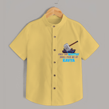 Celebrate The Super Kids Theme With "Only the Worthy Shall Pick Me Up" Personalized Kids Shirts - YELLOW - 0 - 6 Months Old (Chest 21")