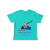 Celebrate The Super Kids Theme With "Only the Worthy Shall Pick Me Up" Personalized Kids T-shirt - TEAL - 0 - 5 Months Old (Chest 17")