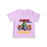 Celebrate The Super Kids Theme With "Avengers Assemble" Personalized Kids T-shirt - LILAC - 0 - 5 Months Old (Chest 17")