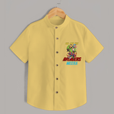 Celebrate The Super Kids Theme With "We are the AVENGERS" Personalized Kids Shirts - YELLOW - 0 - 6 Months Old (Chest 21")