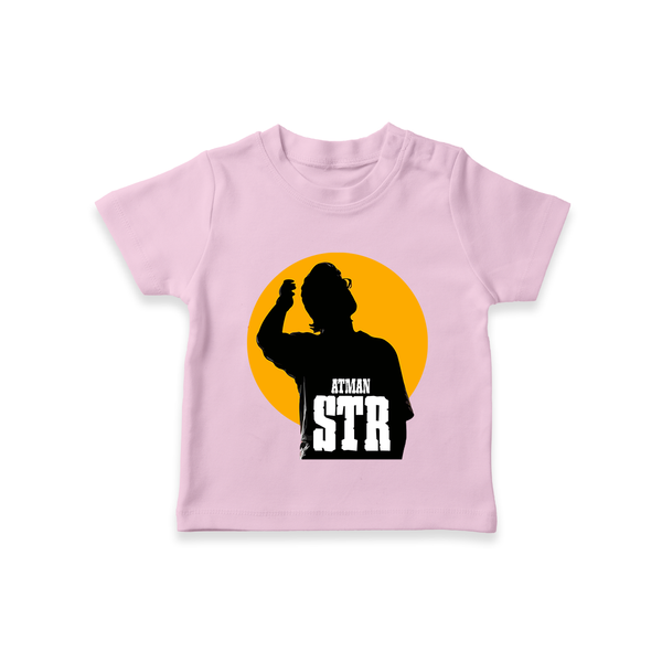 Golden Halo Silhouette Graphic T-Shirt - BABY PINK - 0-5 Months Old (Chest 17")