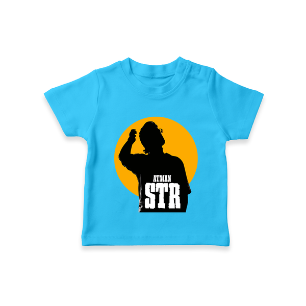 Golden Halo Silhouette Graphic T-Shirt - SKY BLUE - 0-5 Months Old (Chest 17")