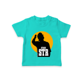 Golden Halo Silhouette Graphic T-Shirt - TEAL - 0-5 Months Old (Chest 17")