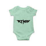 Bold Aatman Logo Printed Romper - MINT GREEN - New Born (Chest 14")