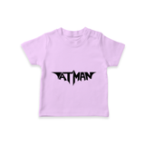 Bold Aatman Logo Printed T-Shirt - LILAC - 0-5 Months Old (Chest 17")