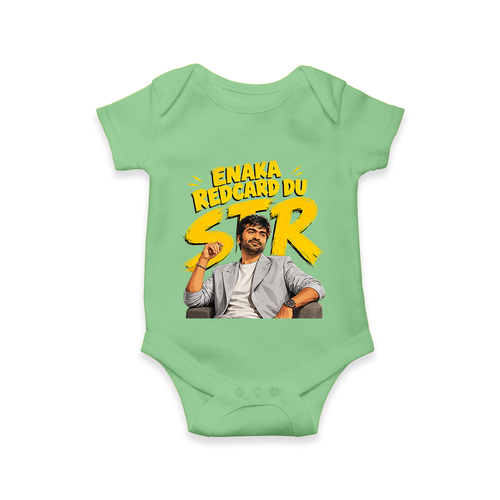 Yellow Fan Art Portrait Graphic Romper