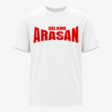 Bold Red Action Typography Frontside Printed Adult T-Shirt