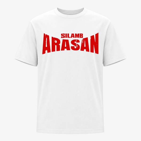 Bold Red Action Typography Frontside Printed Adult T-Shirt