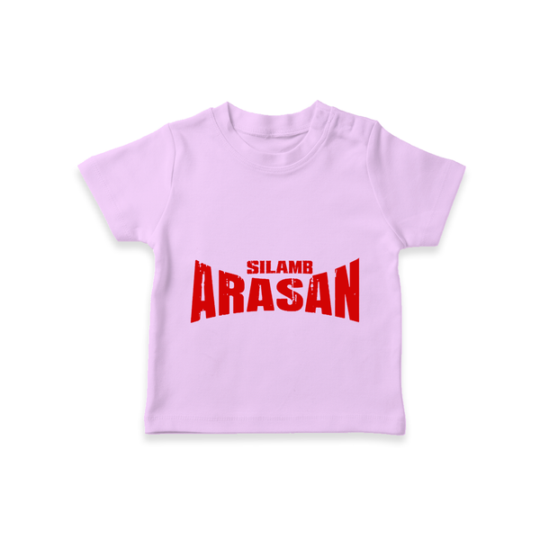 Bold Red Action Typography T-Shirt - LILAC - 0-5 Months Old (Chest 17")