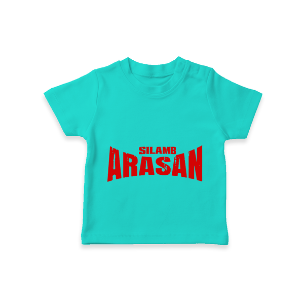 Bold Red Action Typography T-Shirt - TEAL - 0-5 Months Old (Chest 17")