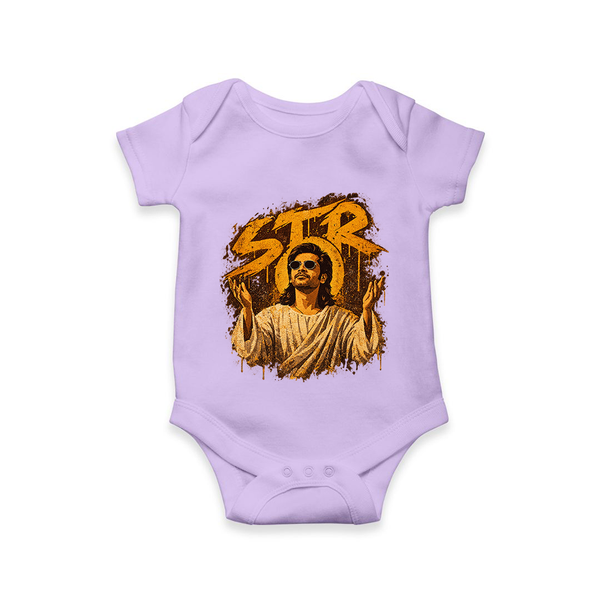 Vintage Sepia Portrait Graphic Romper - LILAC - New Born (Chest 14")