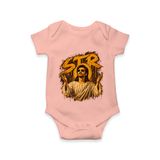 Vintage Sepia Portrait Graphic Romper - PEACH - New Born (Chest 14")