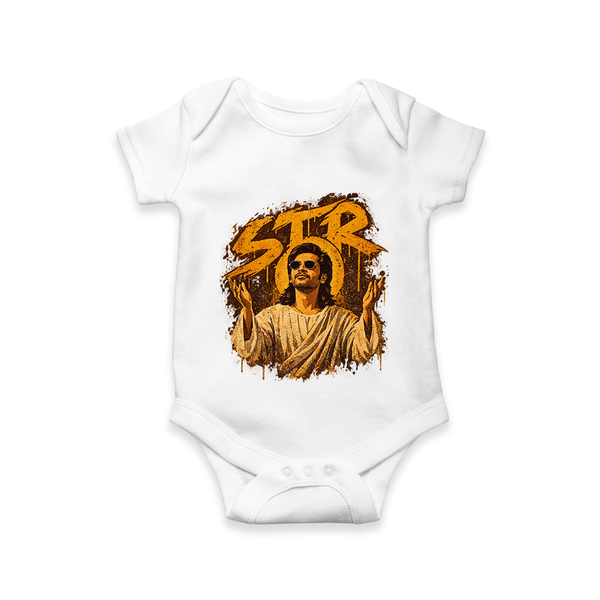 Vintage Sepia Portrait Graphic Romper - WHITE - New Born (Chest 14")