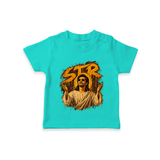 Vintage Sepia Portrait Graphic T-Shirt - TEAL - 0-5 Months Old (Chest 17")