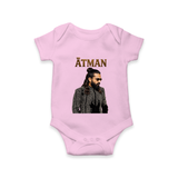 Elegant Black Outfit Portrait Romper - BABY PINK - New Born (Chest 14")